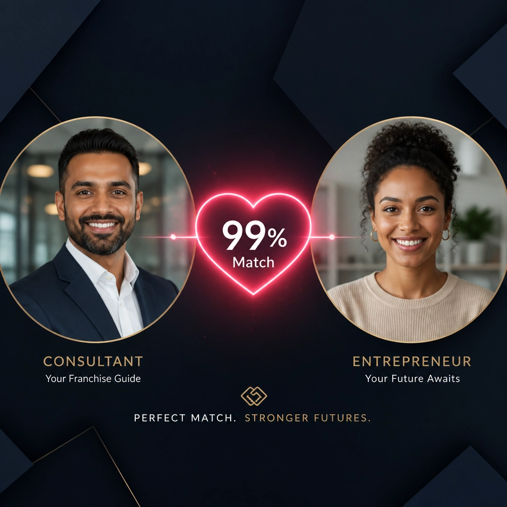 Franchise matchmaking metaphor with high match percentage