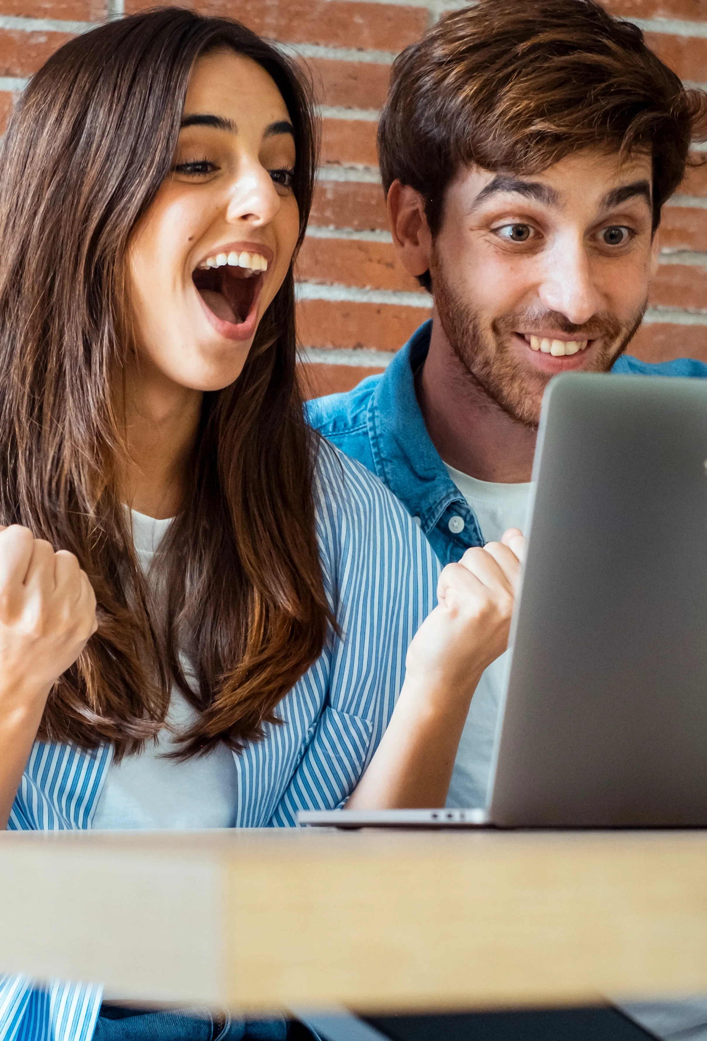 A couple discovering their perfect franchise match