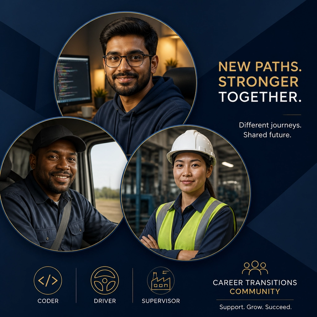 Diverse professionals transitioning to franchise ownership