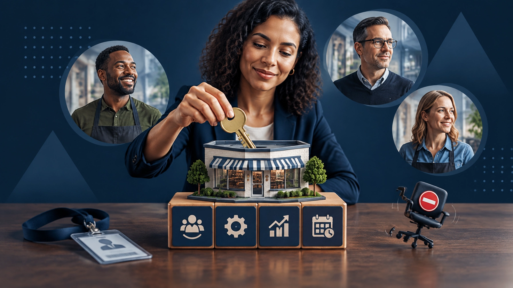 Professional pivoting from corporate employment toward franchise ownership