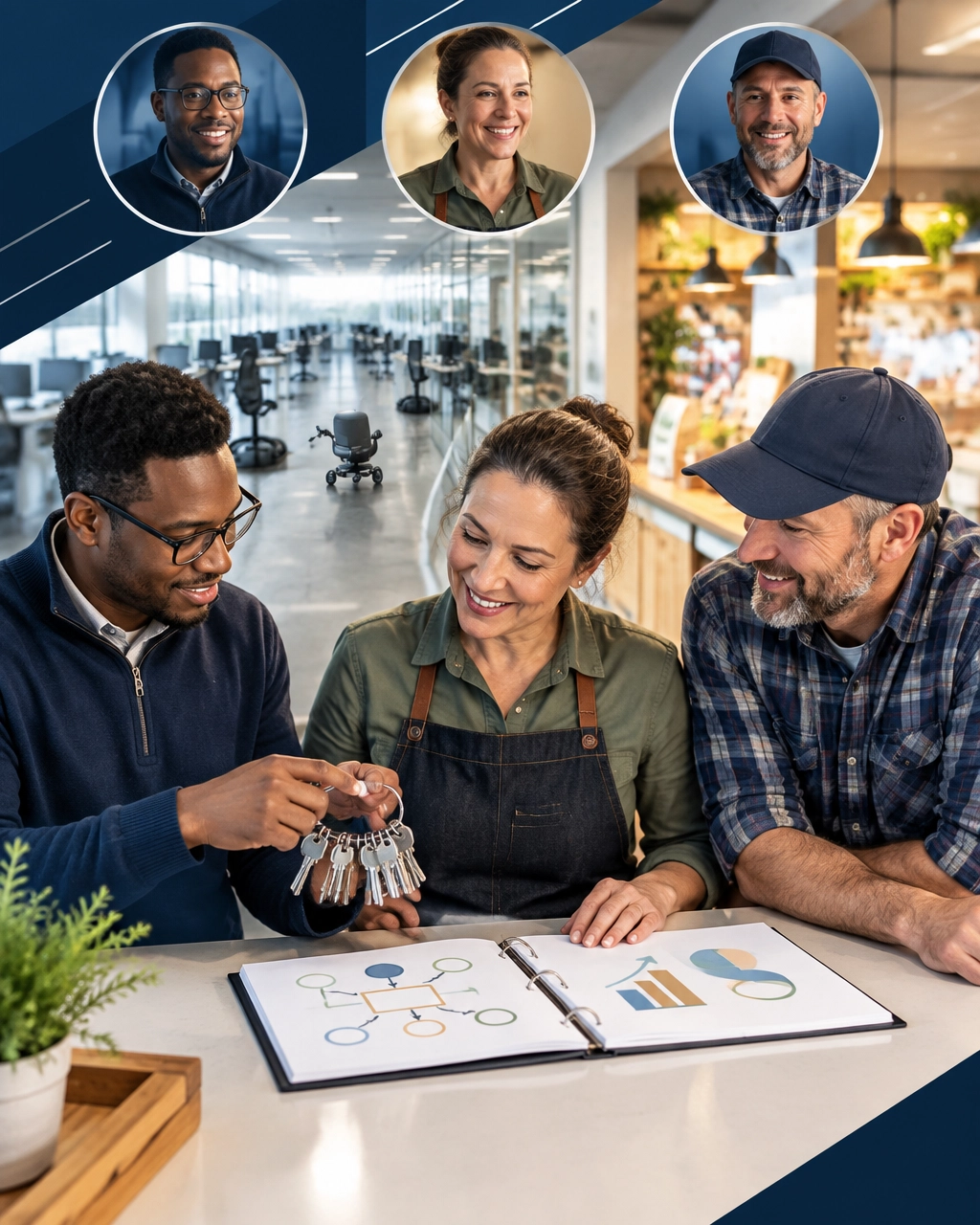 Former technology, manufacturing, and logistics professionals review the keys to a customer-facing business